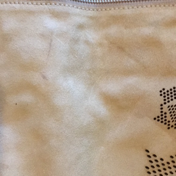 As is St John suede fringe floral bag - Picture 4 of 8